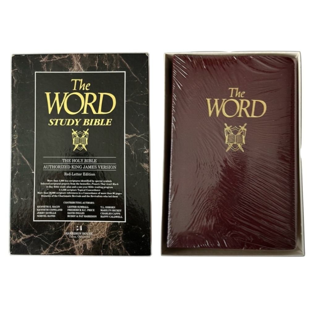 The Word Study Bible KJV by Harrison House 1990